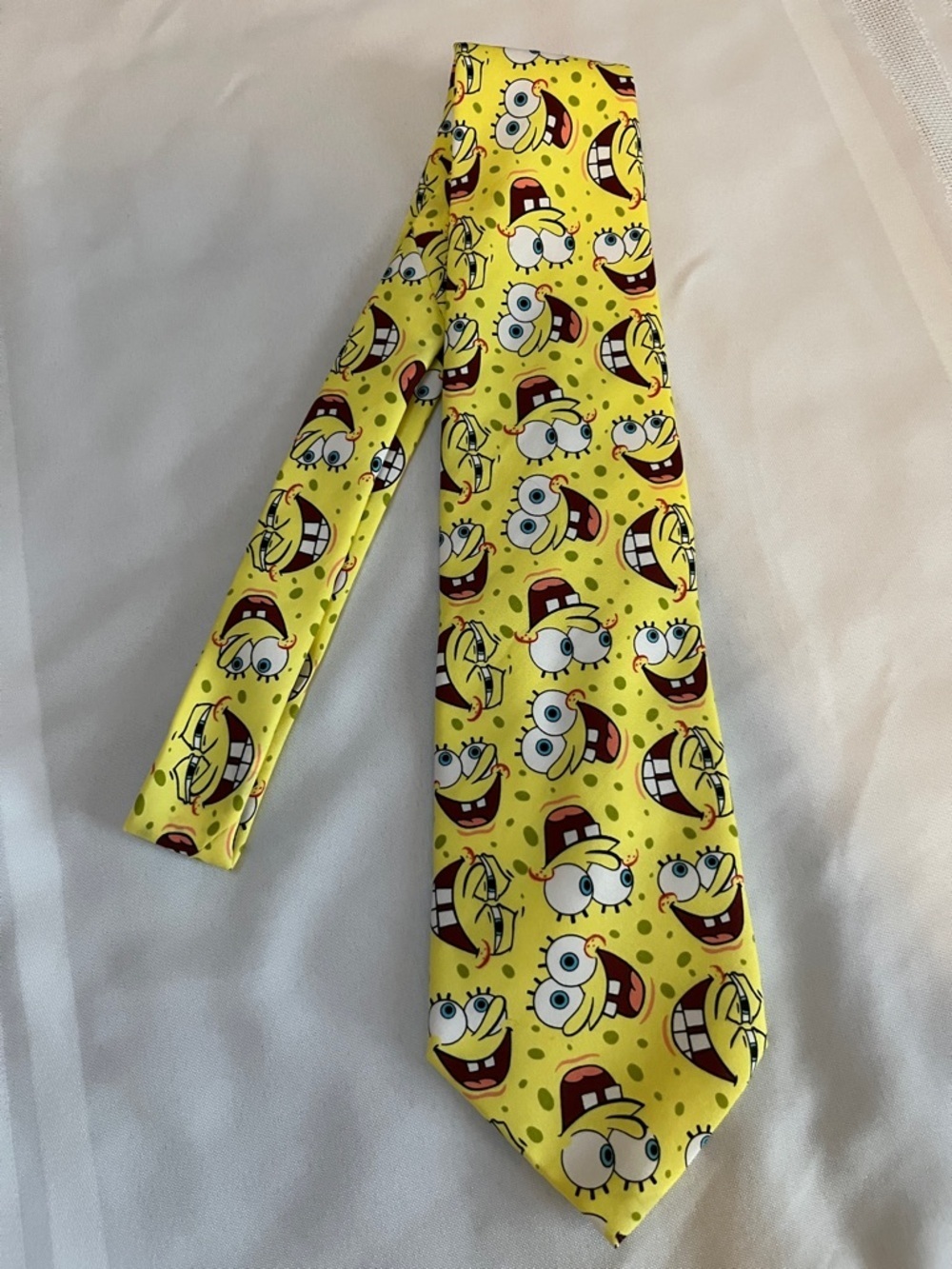 SpongeBob SquarePants Official Nickelodeon Face Polyester Neck Tie 2004